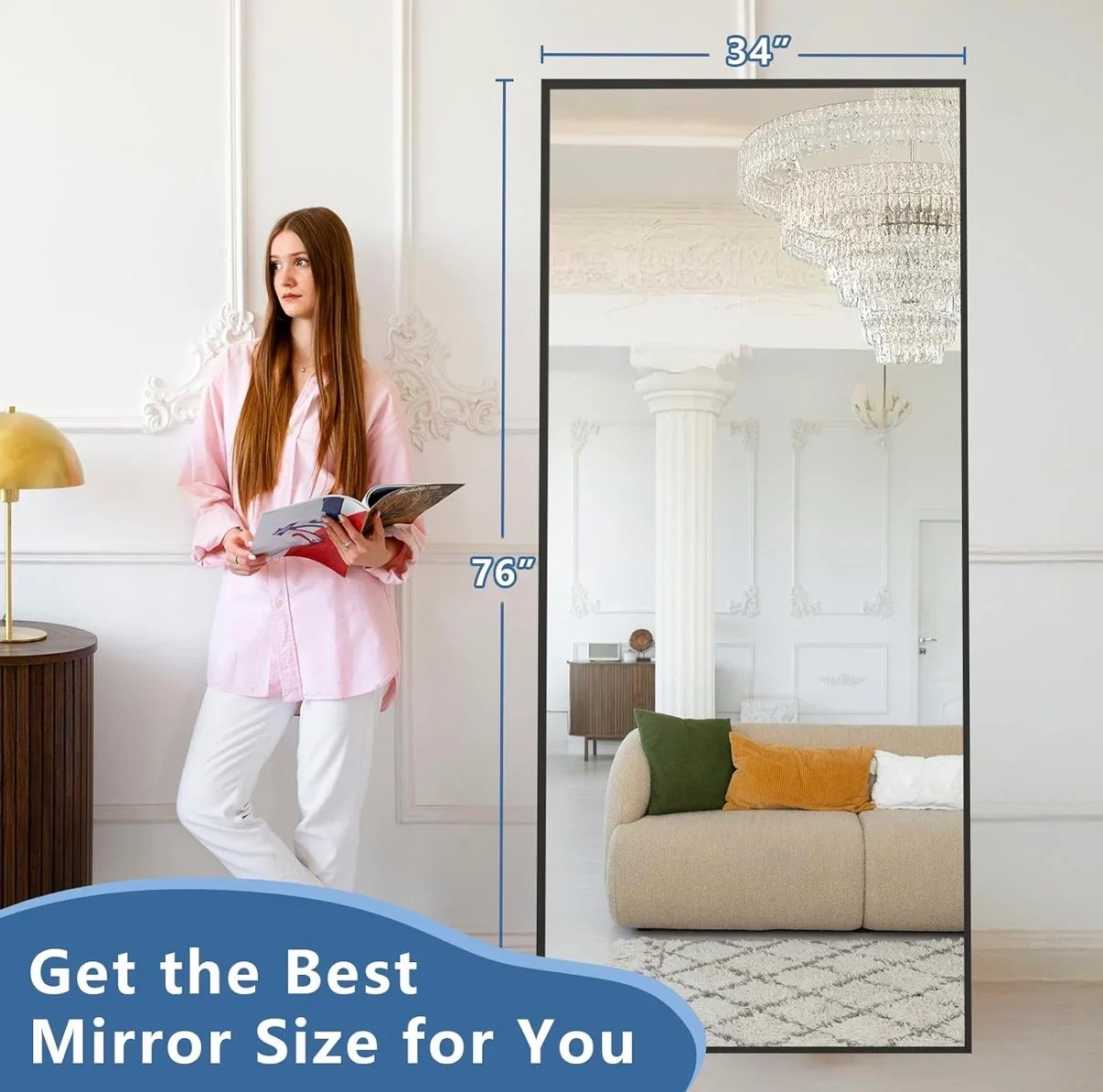 Large mirror in excellent condition image 3
