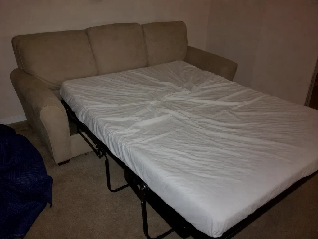 Pullout sleeper sofa image 1