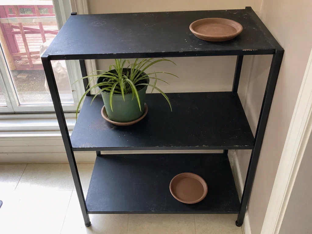 Three-tier plant stand image 1
