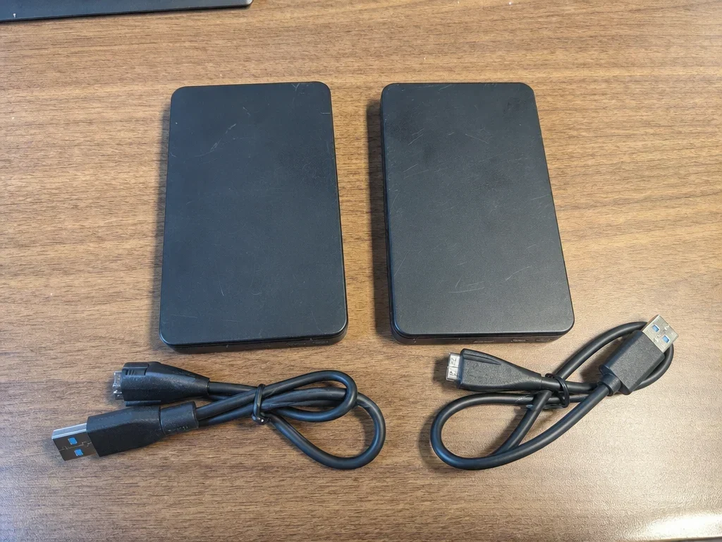 Two external hard drives image 1