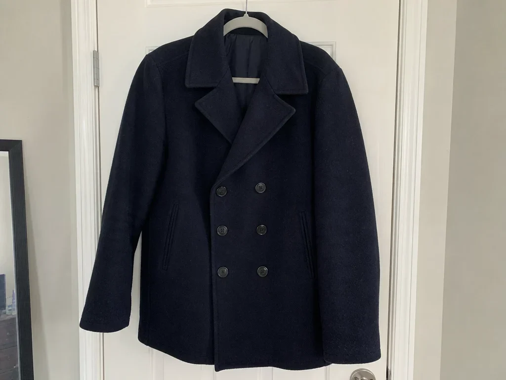 Navy wool peacoat - medium image 1
