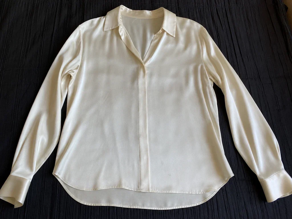 Ivory silk blouse - medium image 1