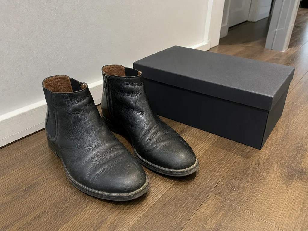 Black leather ankle boots - 8 image 1